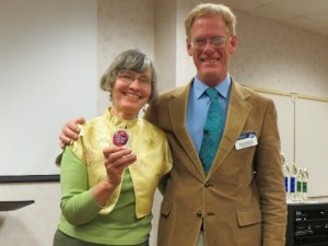 Ruth Alliband and Frontier Division Governor Dan Grundtner