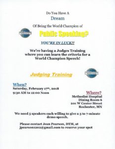 Judges Training @ Judges Training  | Rochester | Minnesota | United States